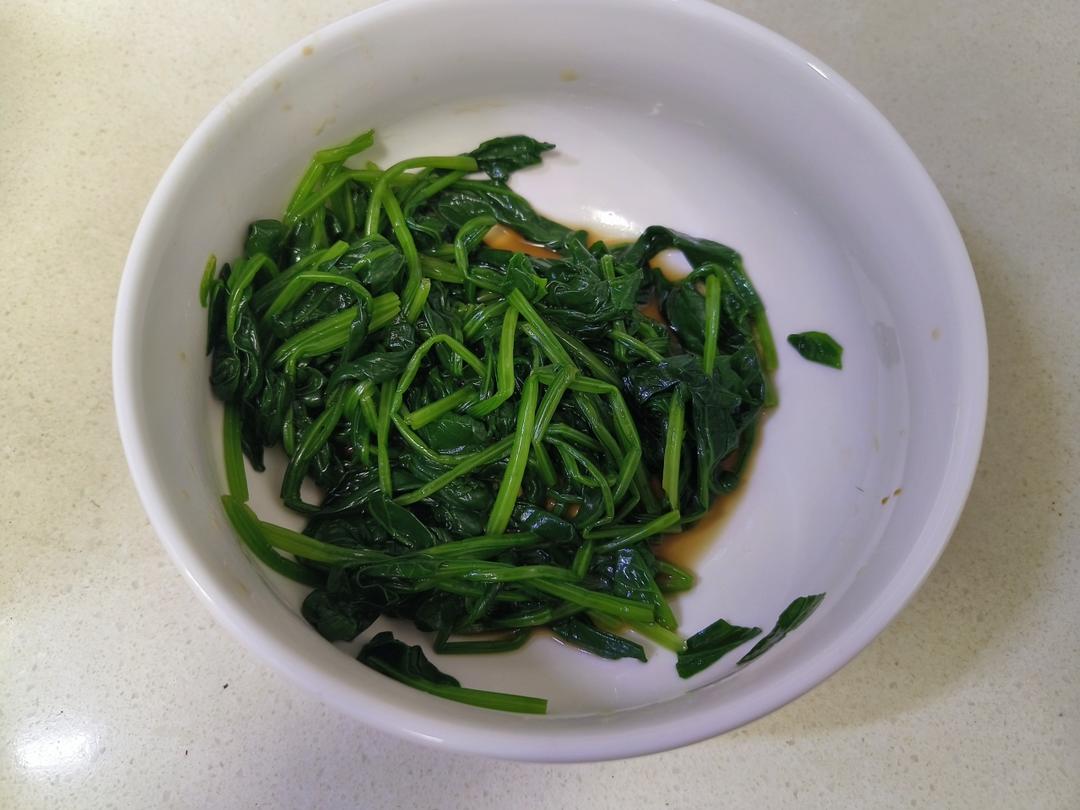凉拌菠菜