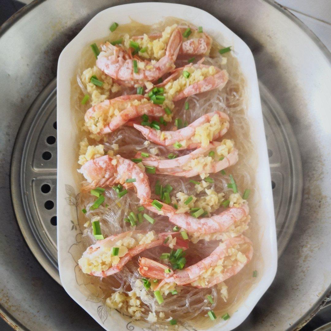 蒜蓉蒸阿根廷红虾