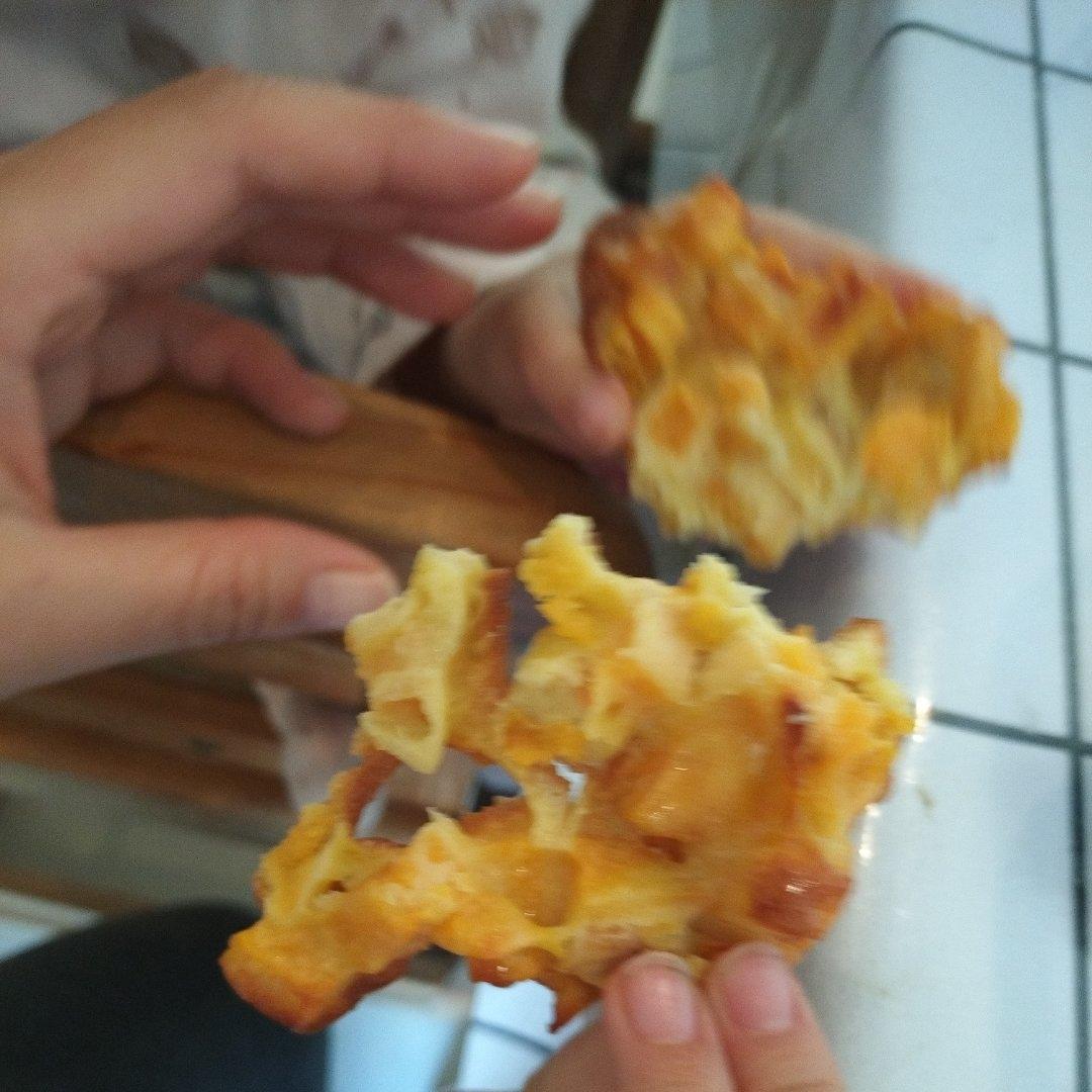 无油低卡红薯饼，香甜酥脆