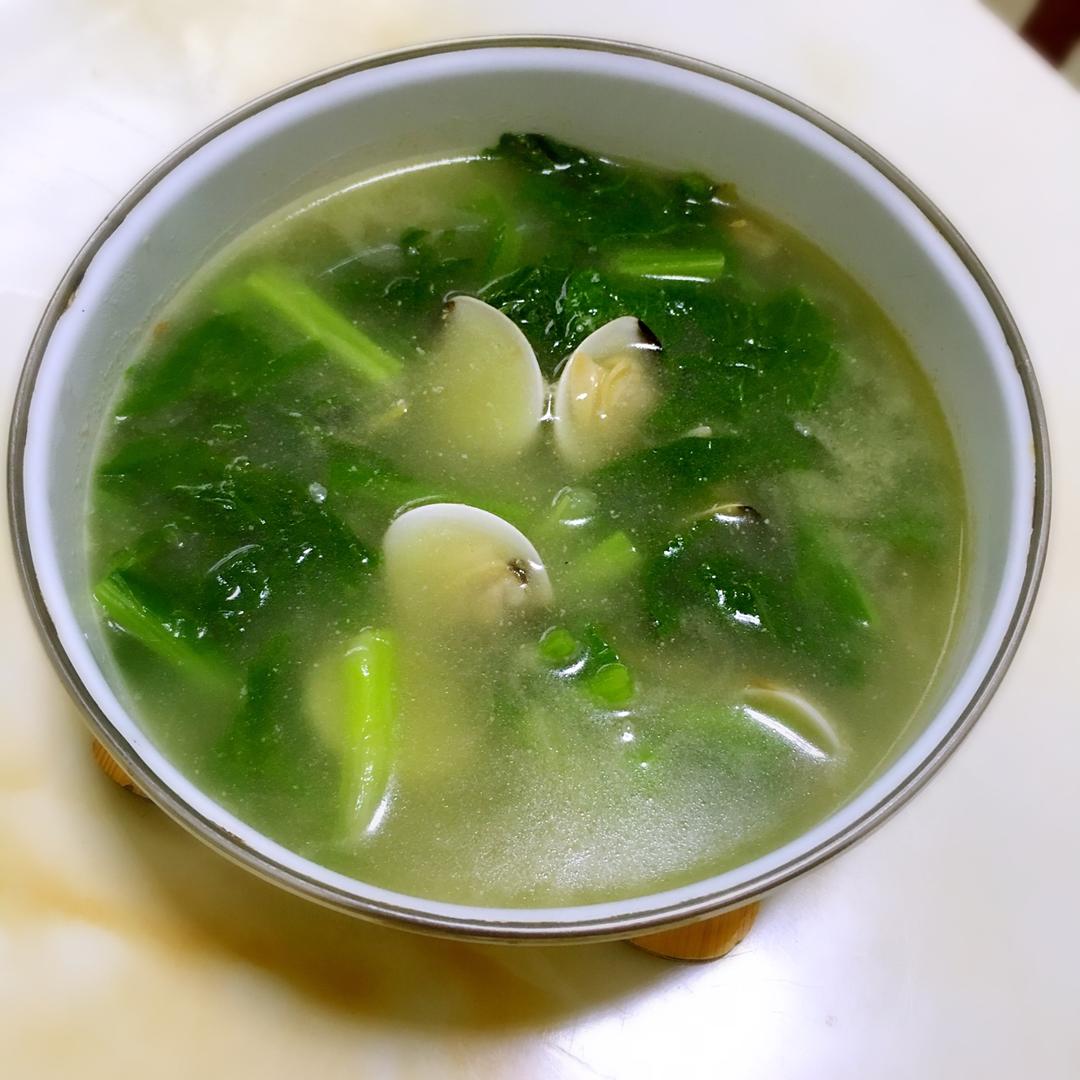 车螺芥菜汤