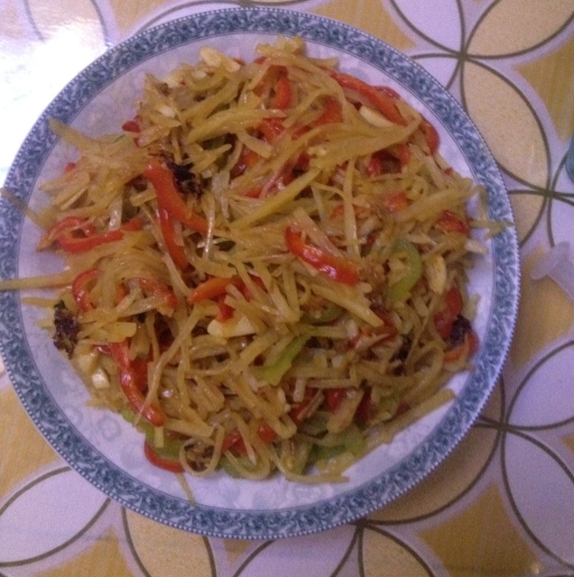 青椒土豆丝