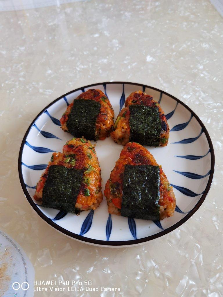 剩饭的巨好吃做法‼️日式芝士饭团🍙