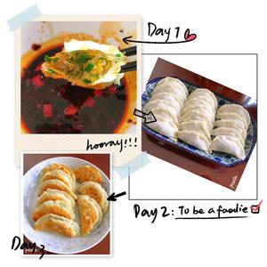 家庭版韭菜鸡蛋粉丝饺子的做法 步骤6