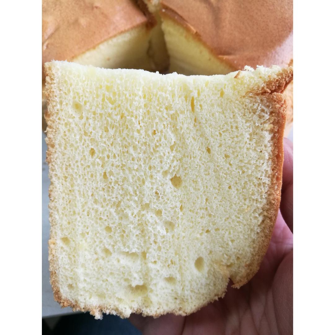 6寸原味戚风蛋糕