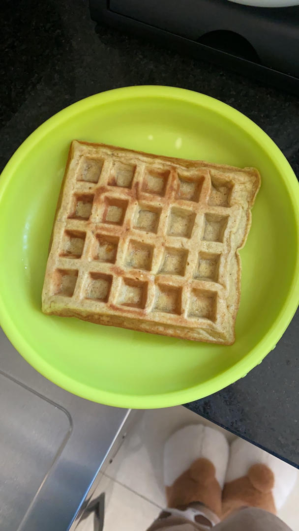 最松软的香蕉华夫饼