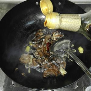 榛蘑油菜的做法 步骤5