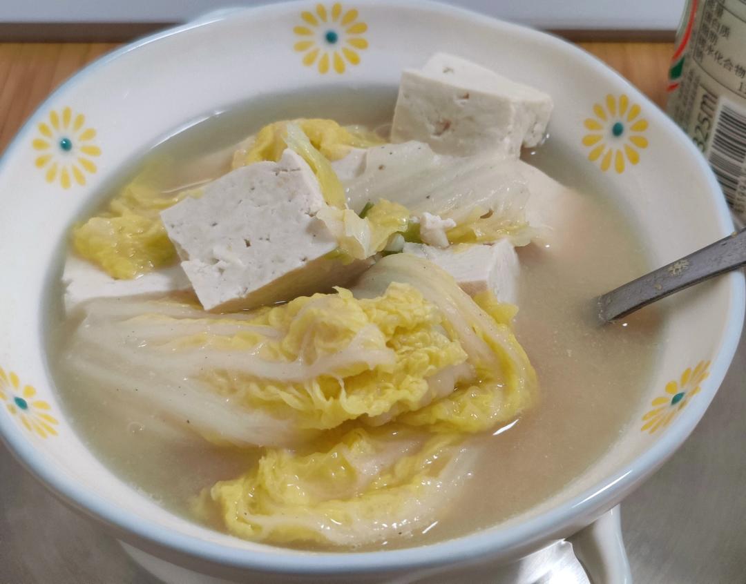 老豆腐炖白菜