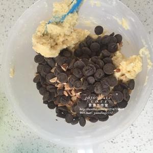 海盐巧克力豆曲奇的做法 步骤7