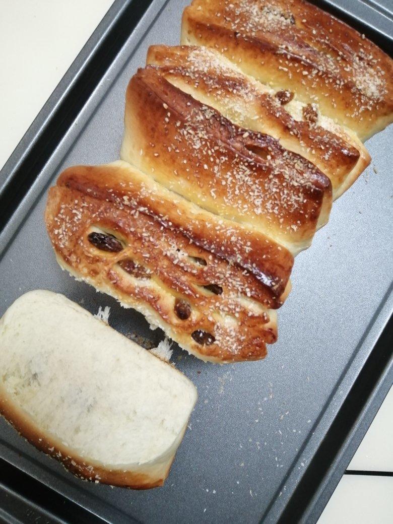 手撕蔓越莓炼乳吐司