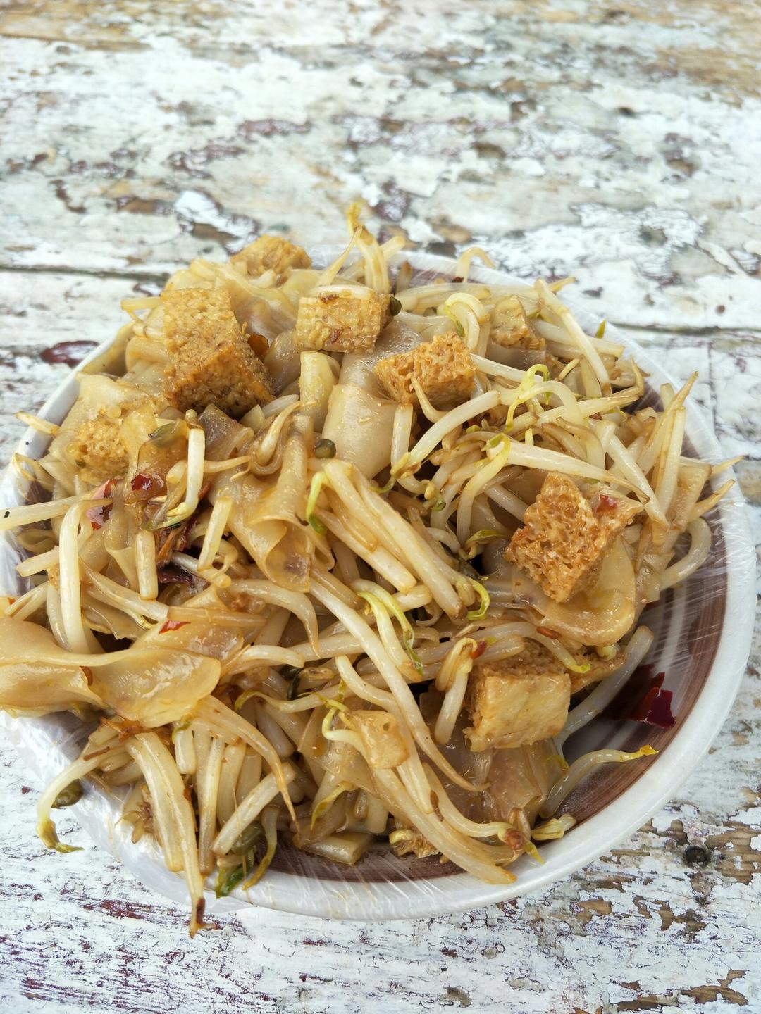 雾里看花-555做的素炒凉皮