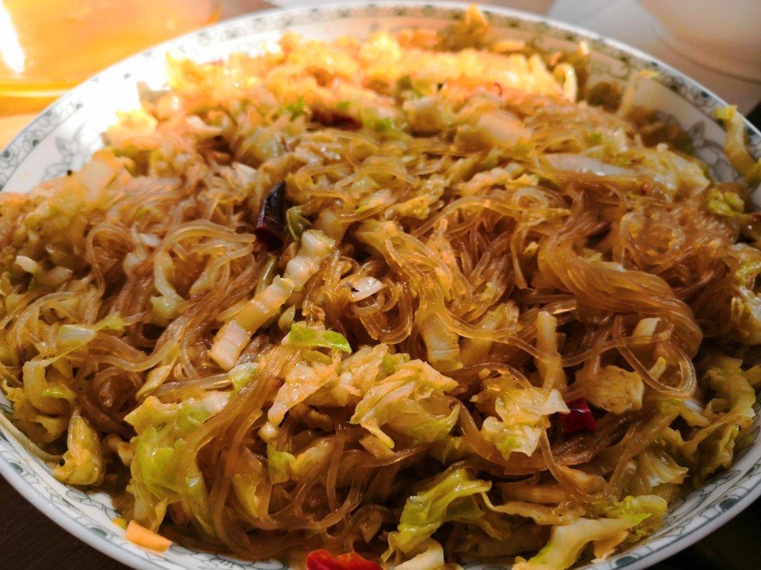 白菜炒粉丝