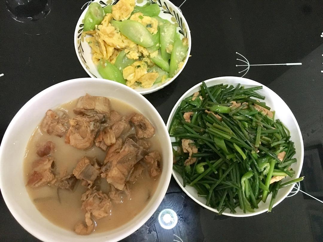 丝瓜炒蛋