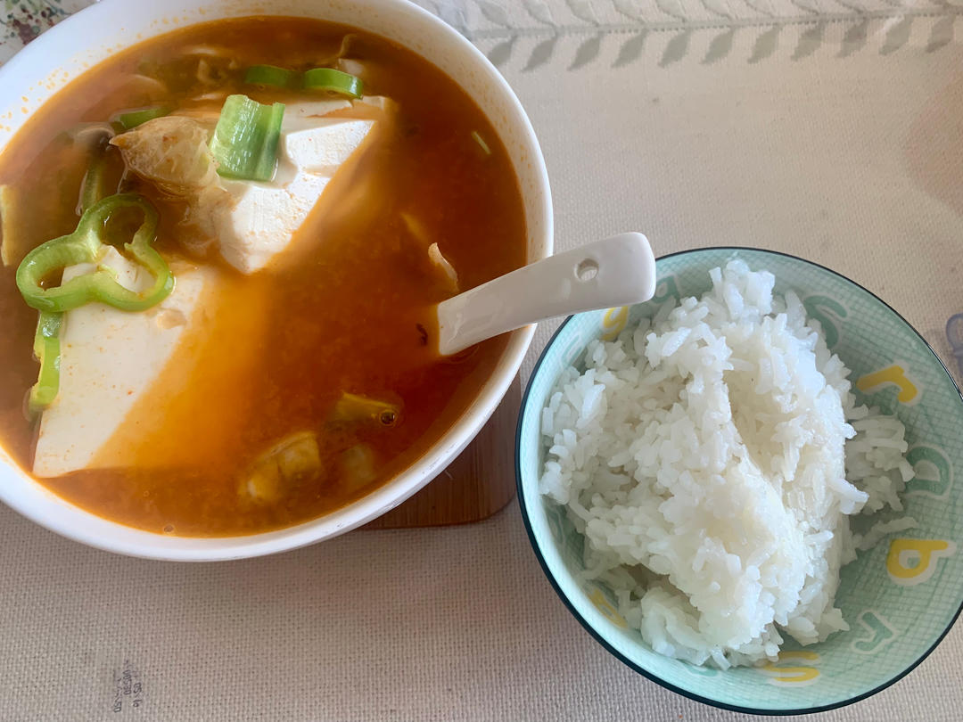 韩式辣海鲜豆腐汤
