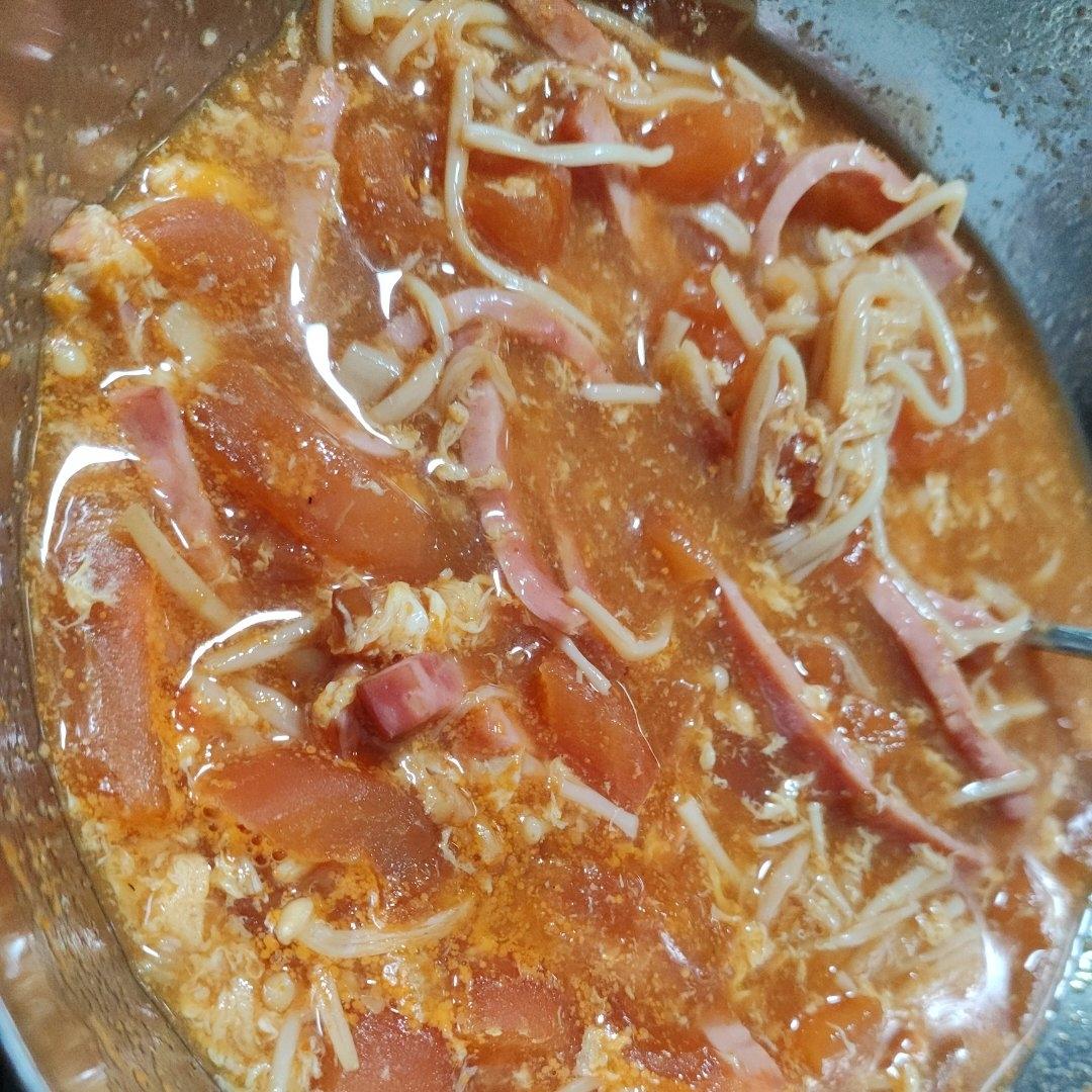 低脂低卡～营养又下饭的番茄金针菇