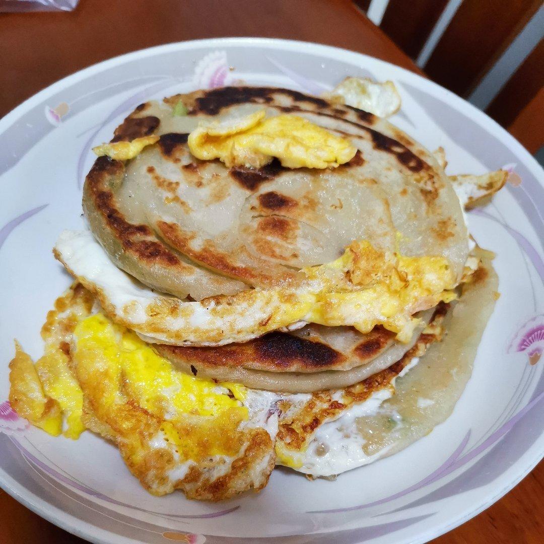 烫面葱油饼（家常简单版）