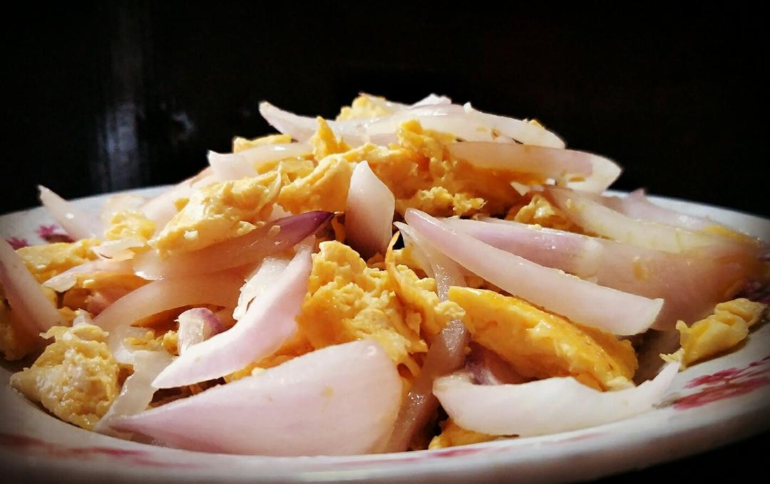 上午好,洋葱炒鸭蛋,幸福快乐每一天,天天好心情