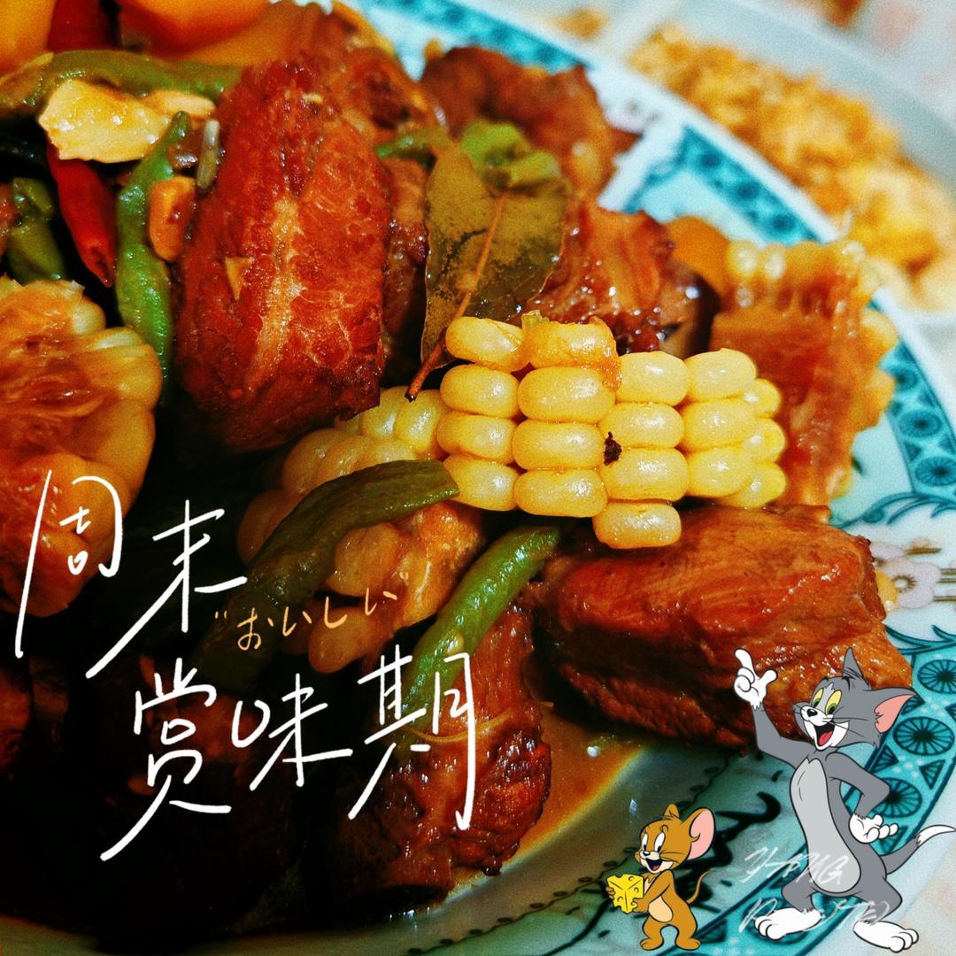 排骨土豆炖粉条