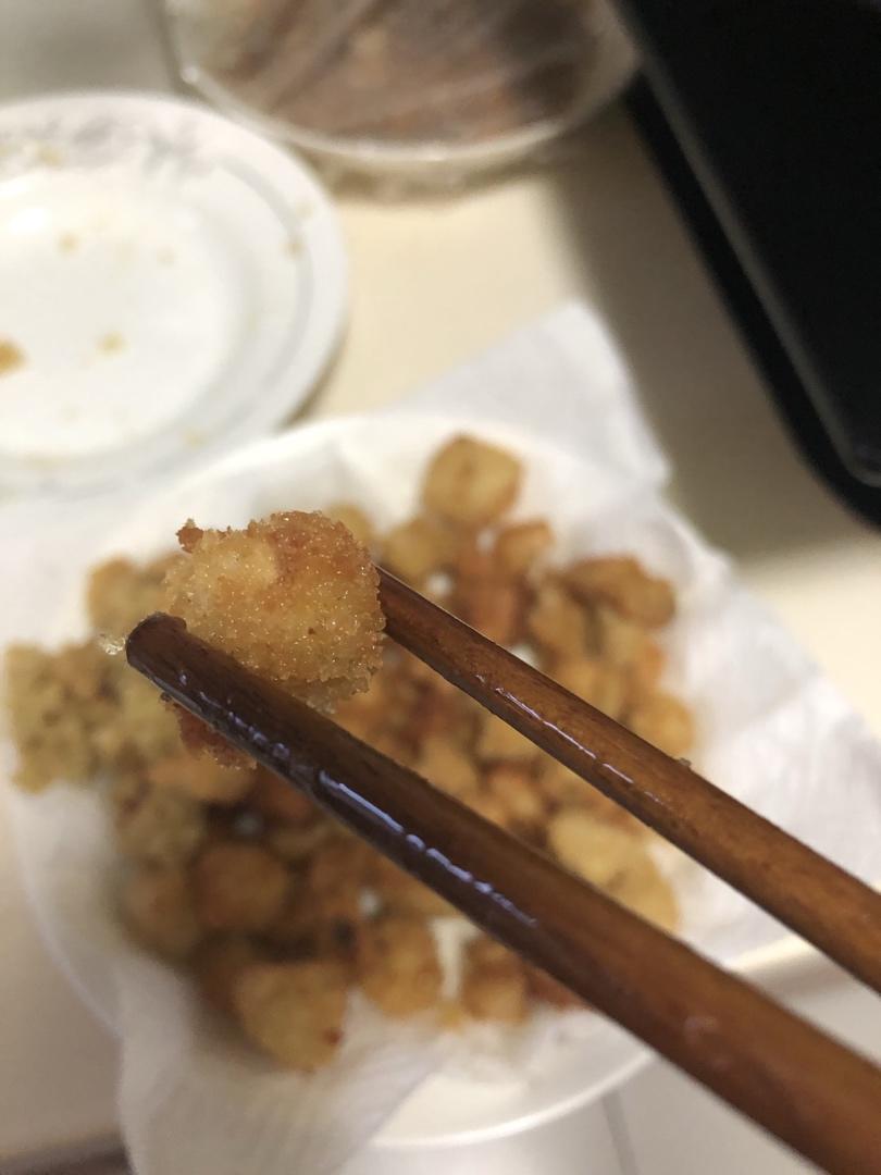 杏鲍菇版素鸡米花
