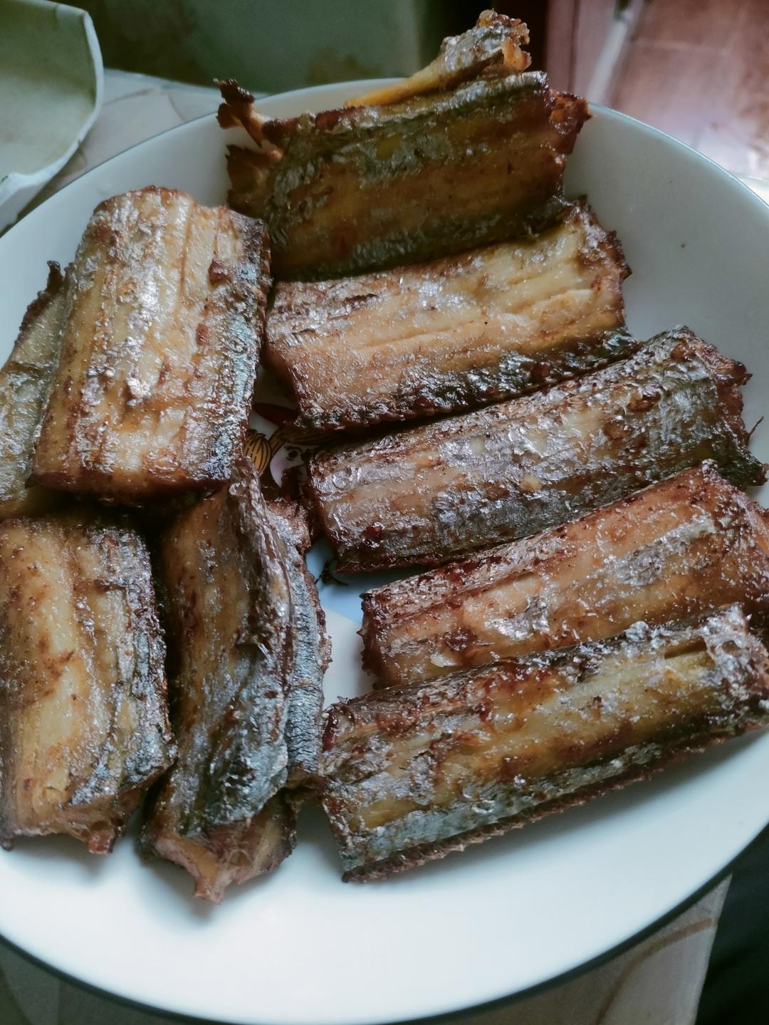 空气炸锅版香酥带鱼
