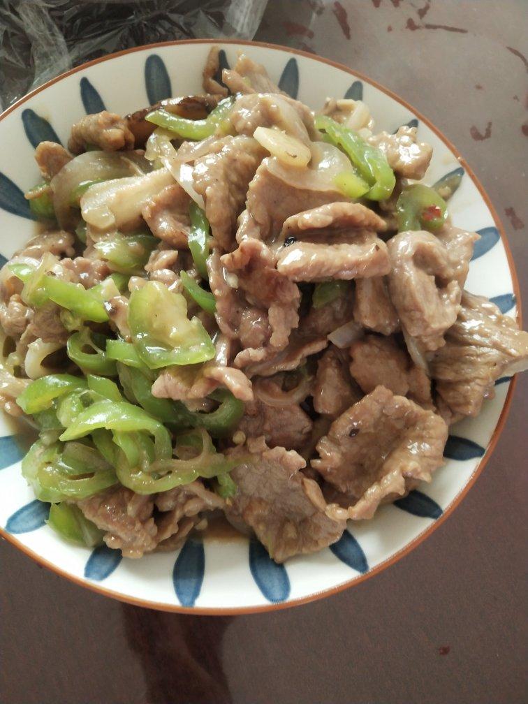 青椒炒牛肉片