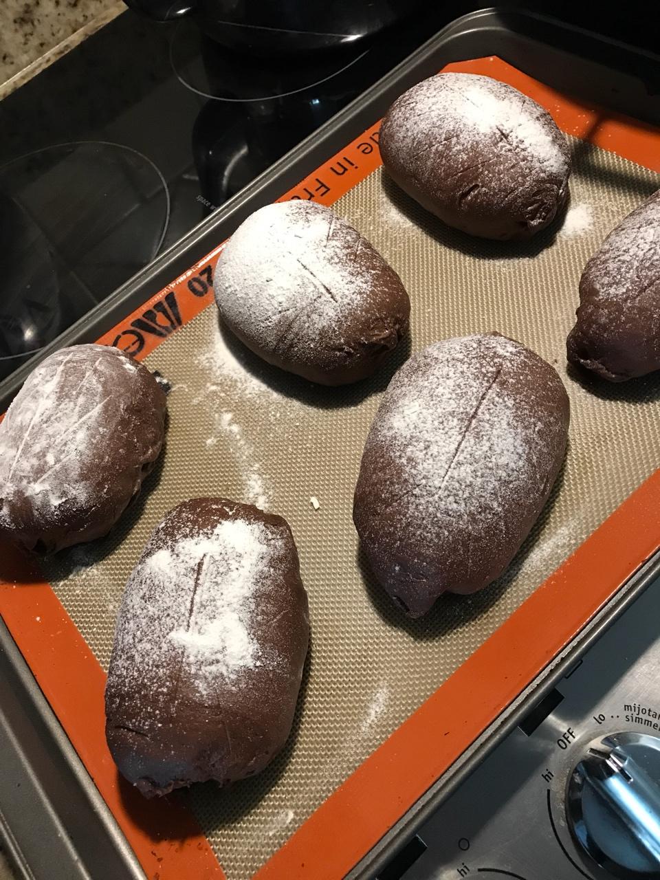 可可麻薯软欧