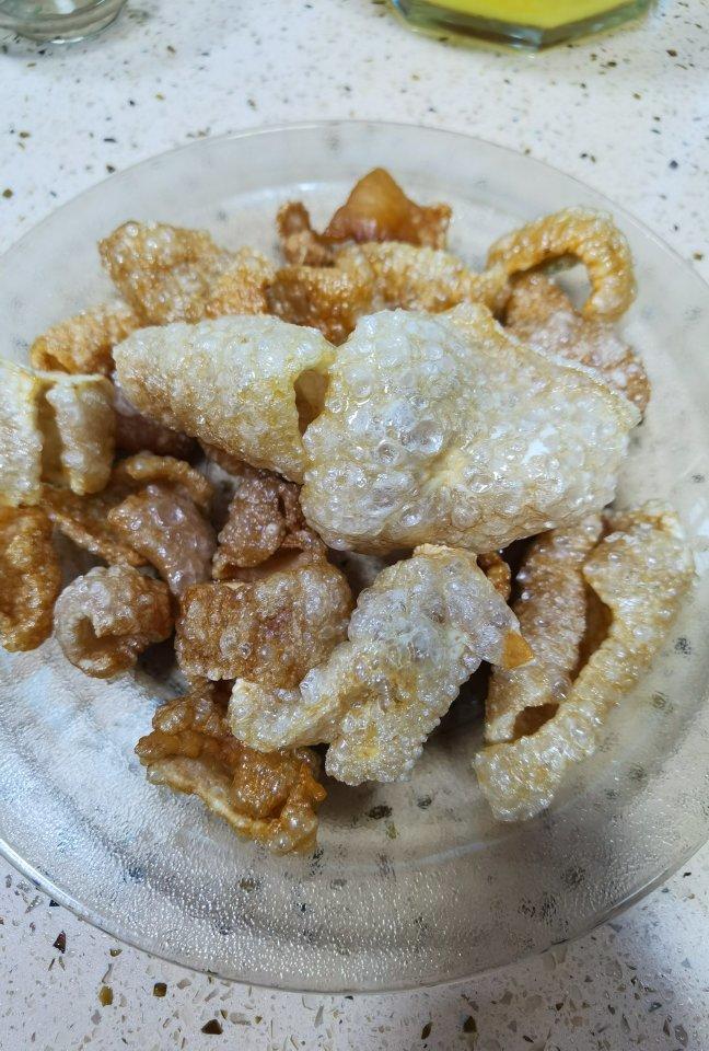 自制炸猪皮