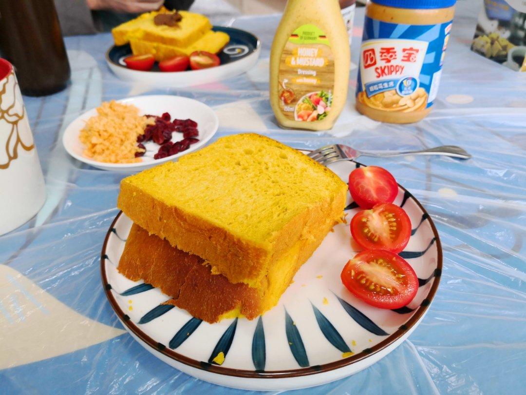 汤种低卡路里的全麦南瓜吐司（附手法视频）