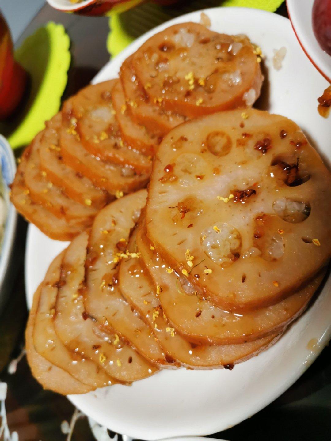 桂花糯米藕电饭锅版