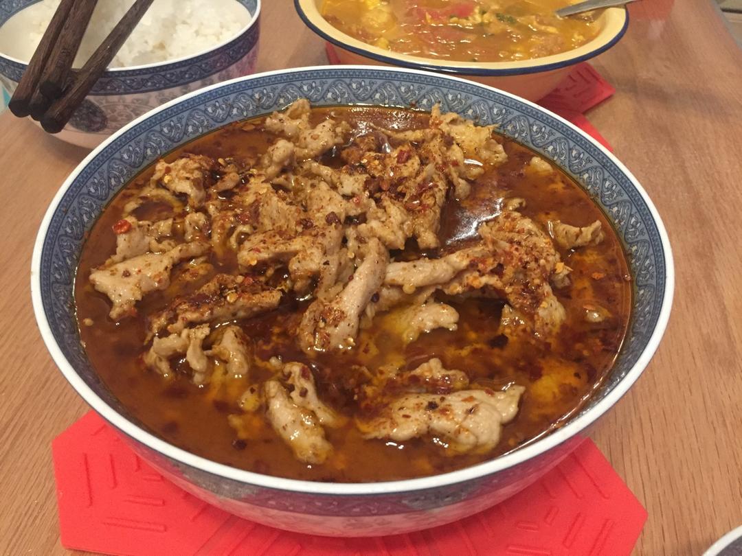 水煮肉片调料法