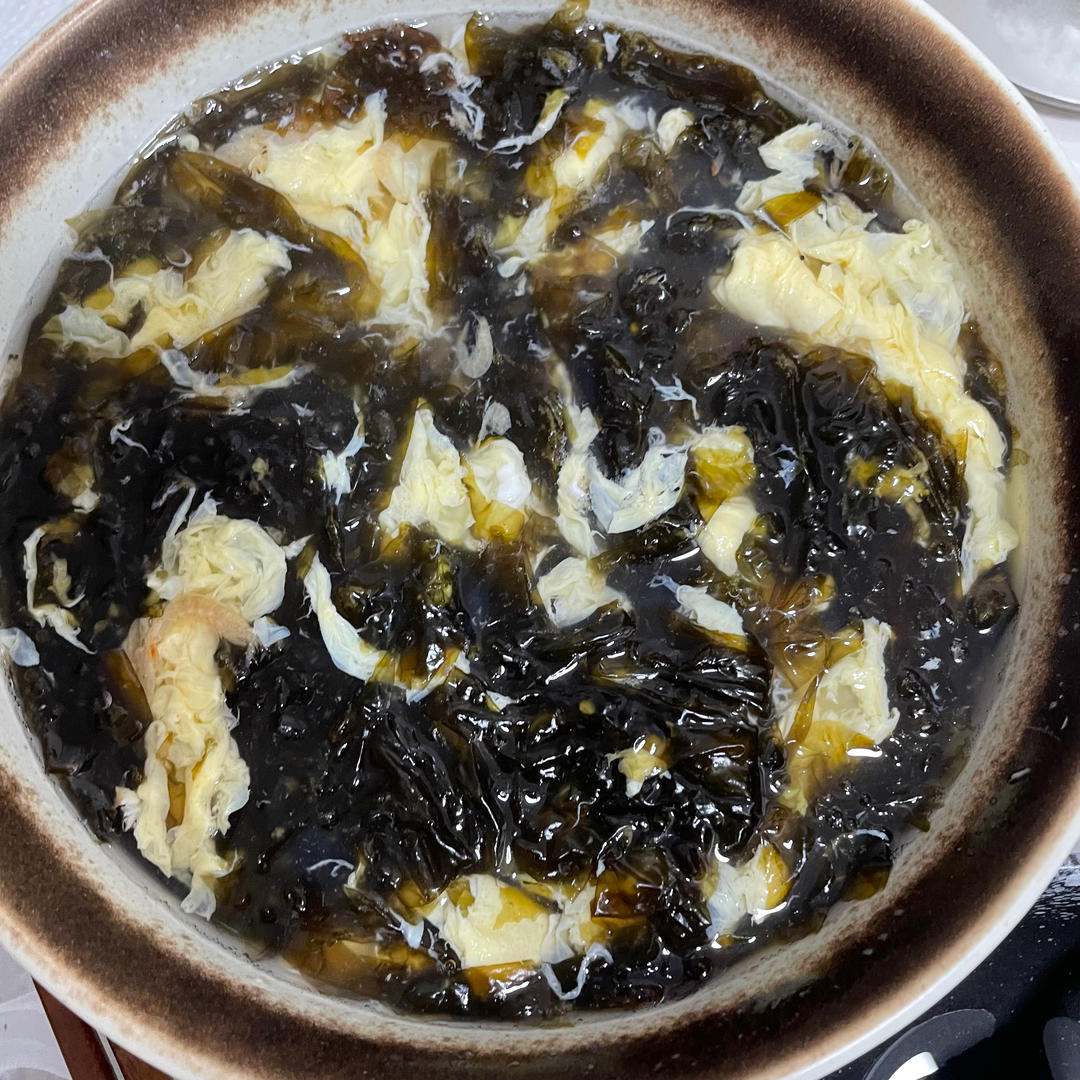 最鲜美好喝的「紫菜蛋花汤」