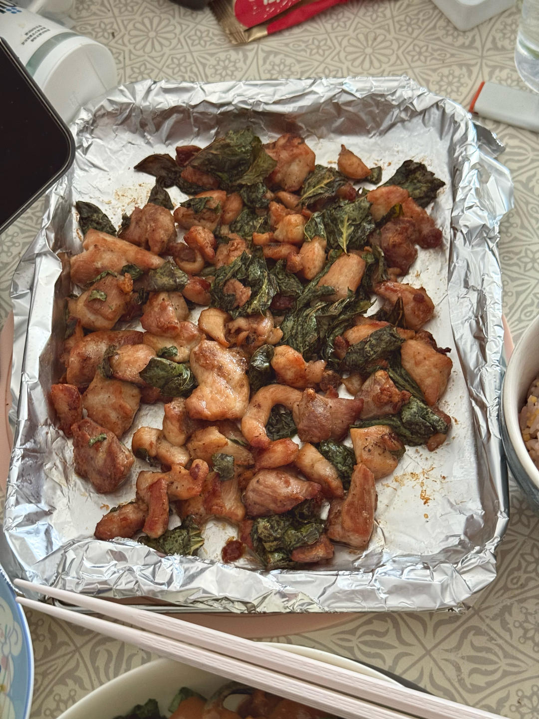 紫苏盐煎鸡（可空气炸）