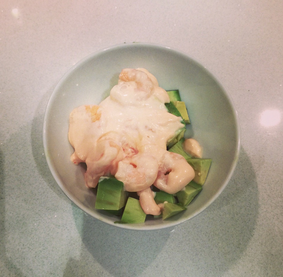 牛油果虾仁沙律