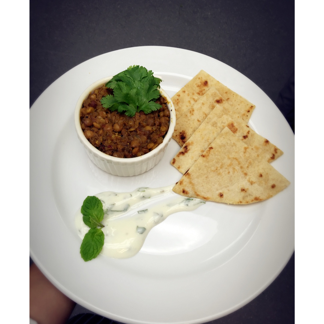 平底锅制印度naan