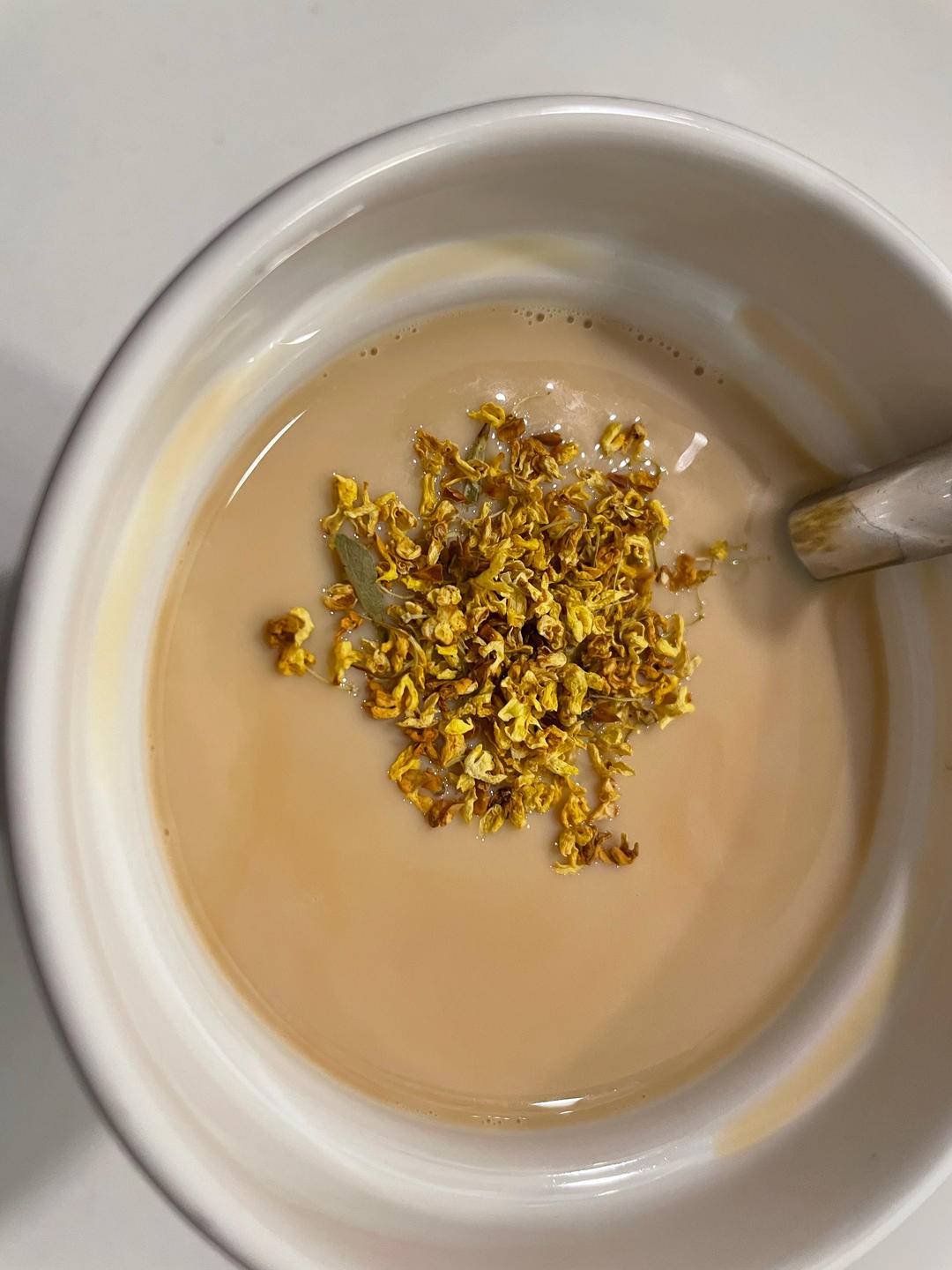 自制桂花拿铁🍯 请帮我打包一杯秋天