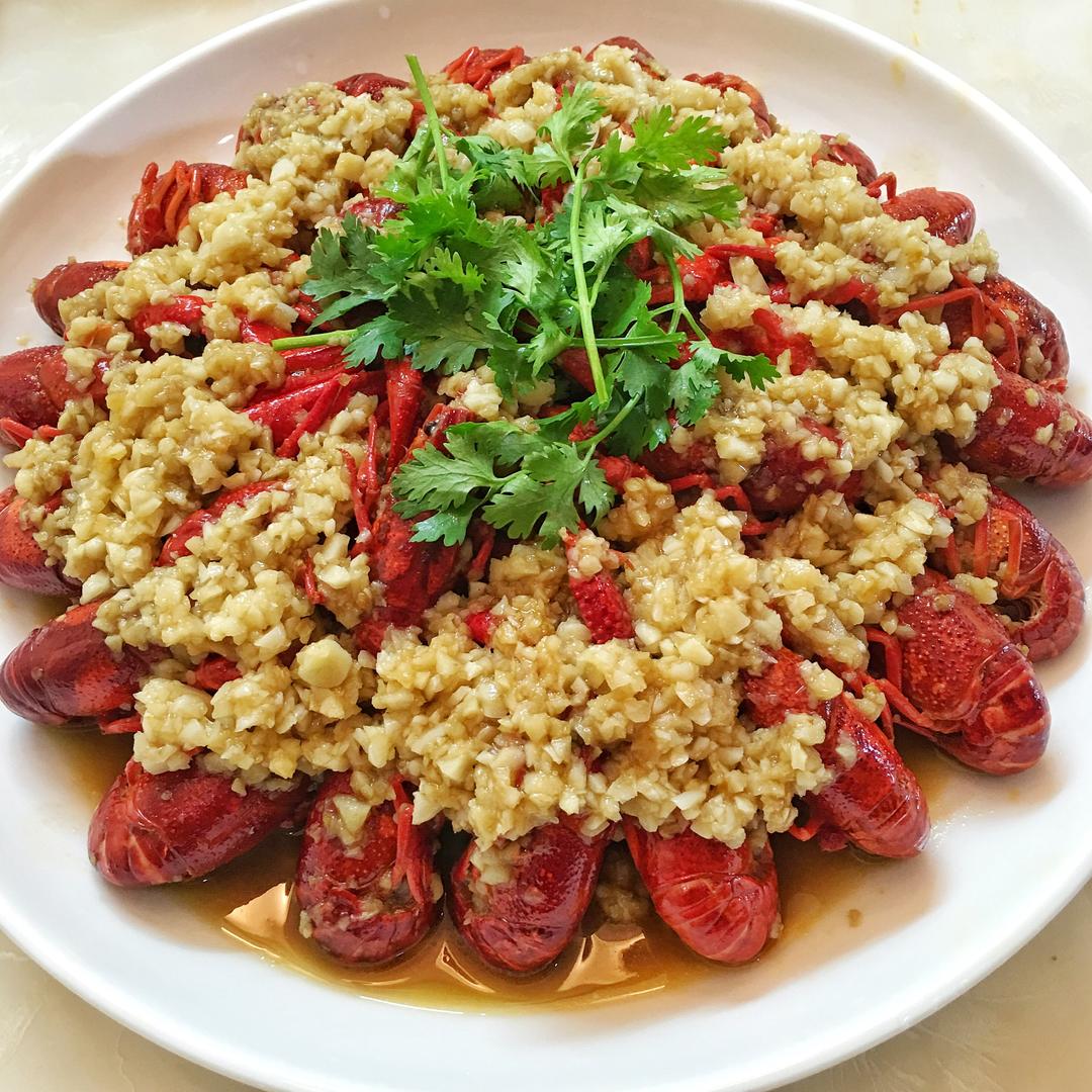 甜口蒜蓉小龙虾的做法