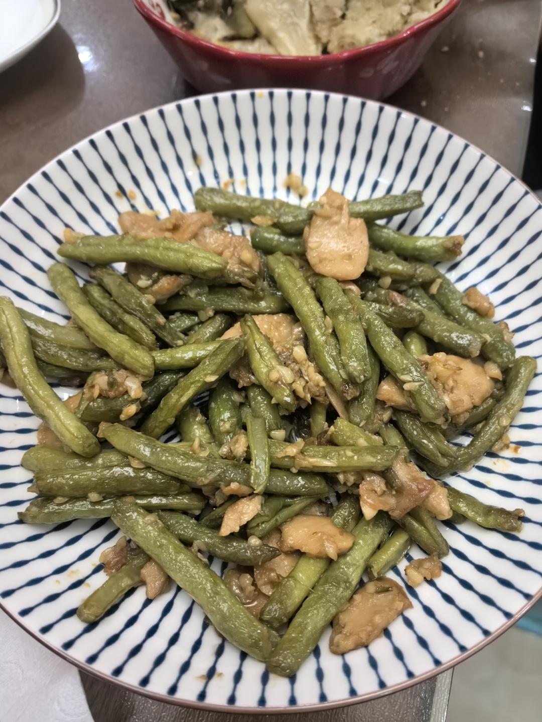 家常炒豆角