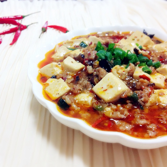 肉末香菇豆腐