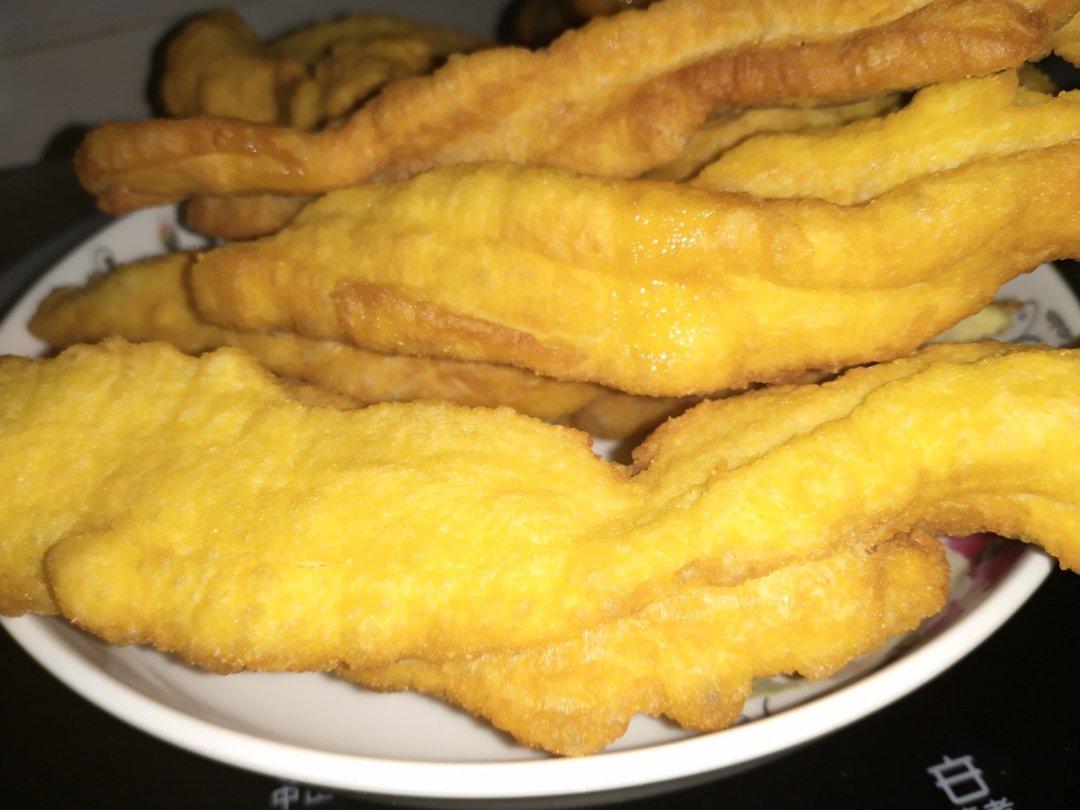 自制无泡打粉油条