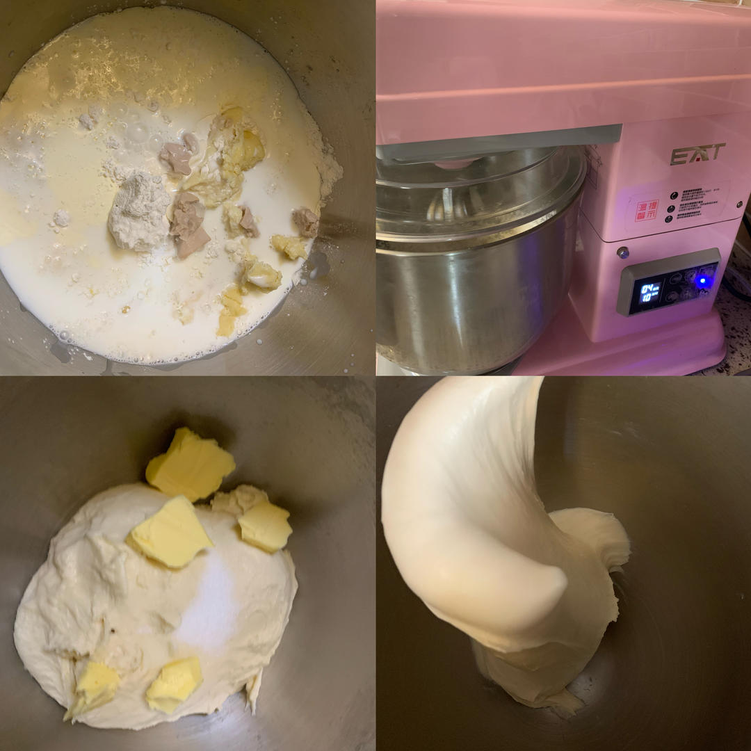 纯奶手撕吐司的做法 步骤1