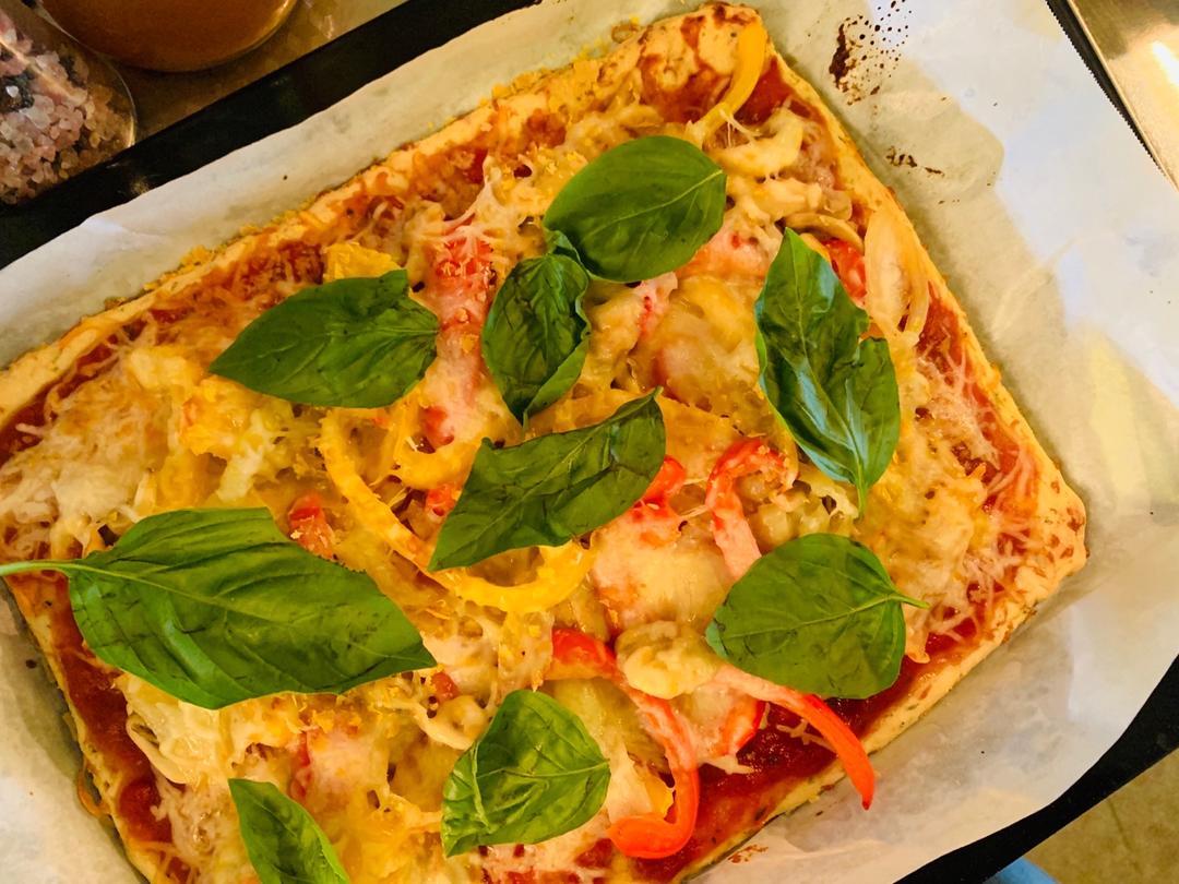 低碳杏仁粉披萨Almond Flour based Pizza