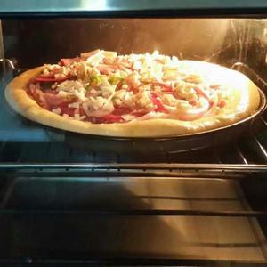 培根披萨PIZZA（10寸）的做法 步骤6
