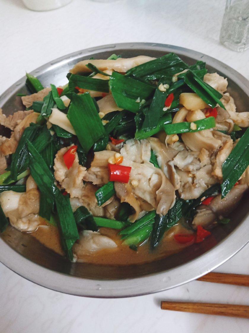 辣椒蘑菇炒肉