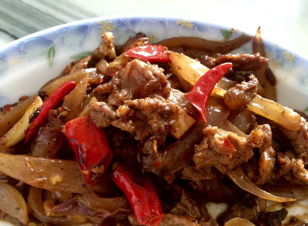 洋葱牛肉丝