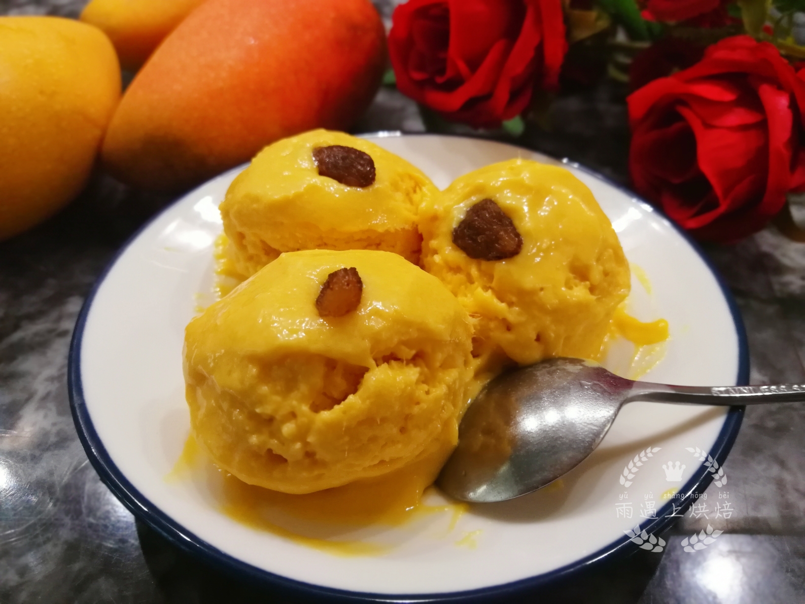 自制芒果冰淇淋的做法
