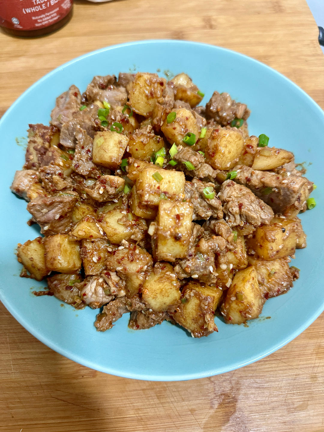 香辣孜然土豆牛肉粒，这么做巨巨巨好吃！！