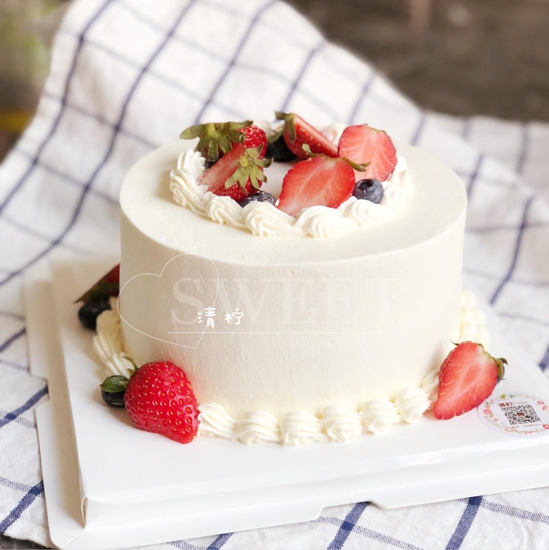 《Tinrry+》草莓奶油蛋糕（8寸配方）