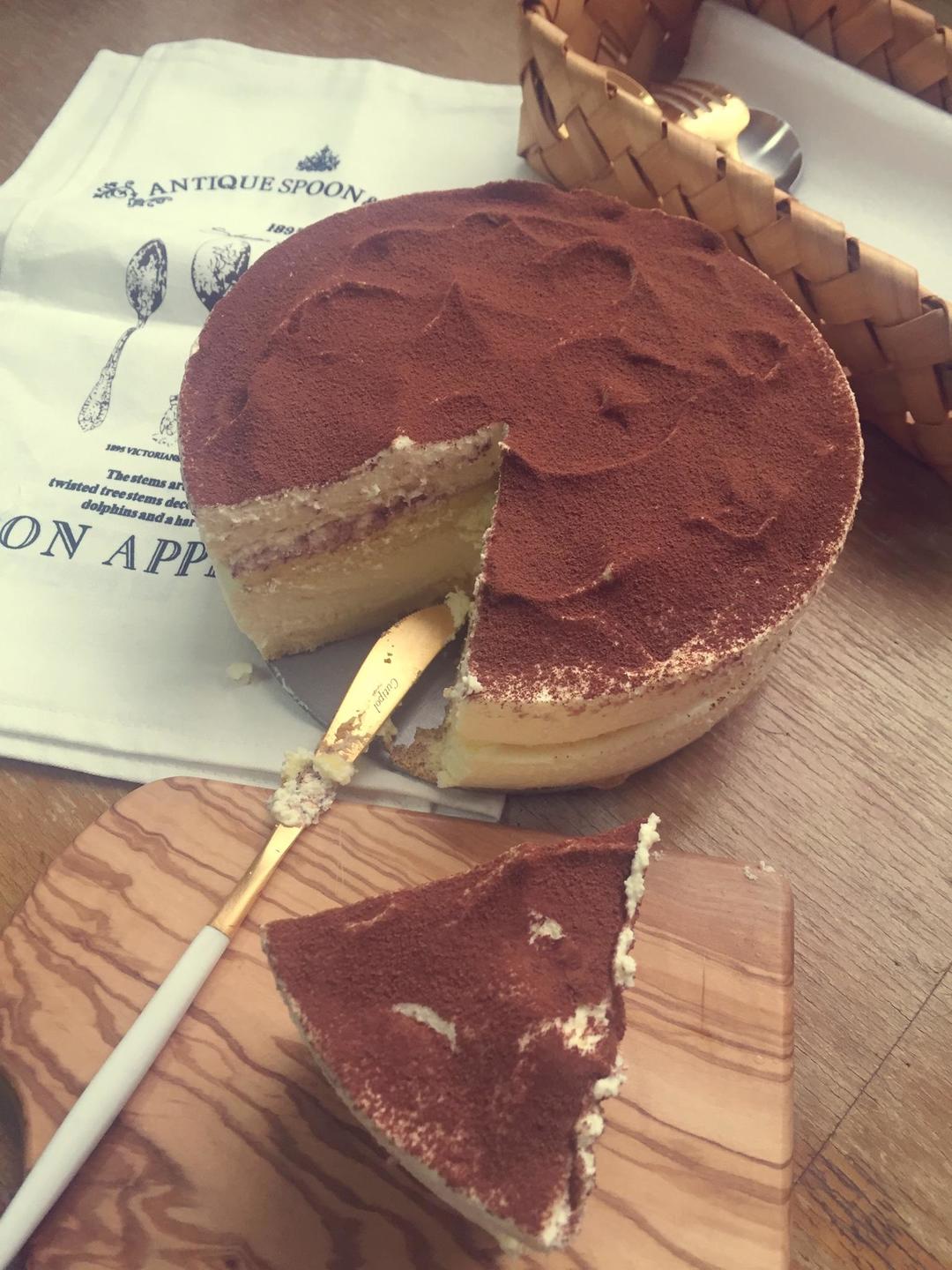 简板提拉米苏（没有咖啡酒）