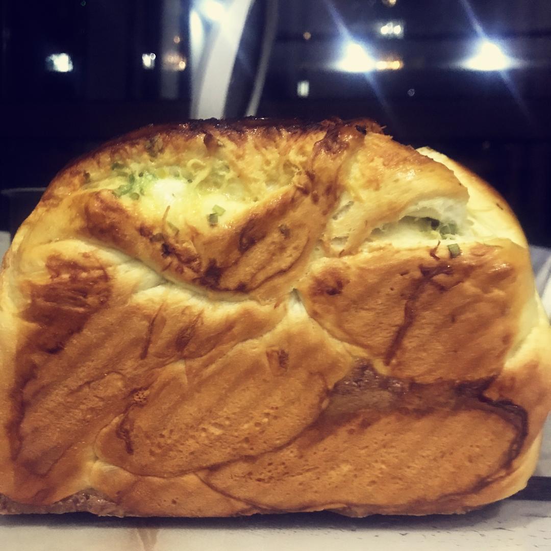 香葱肉松手撕吐司