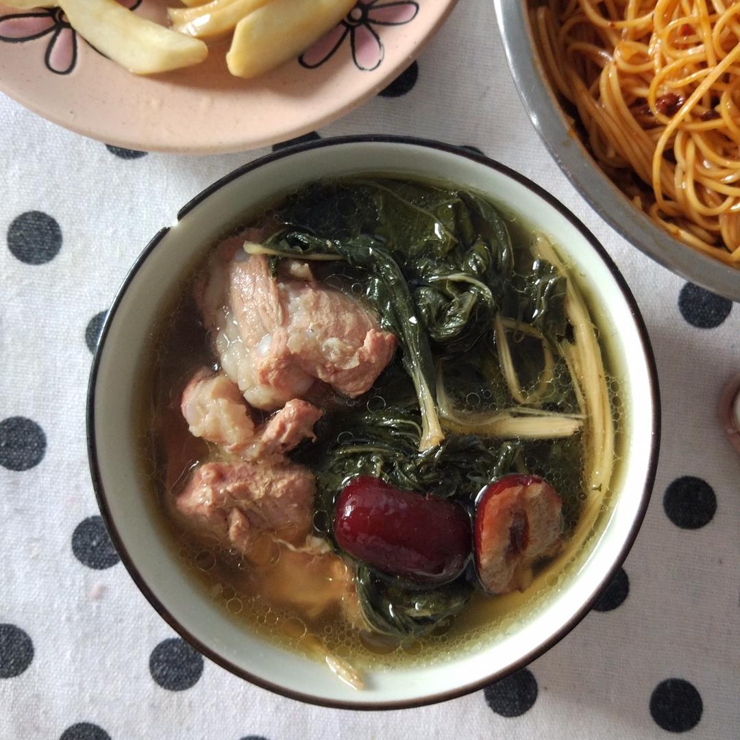 callmeminnie做的菜干猪骨汤