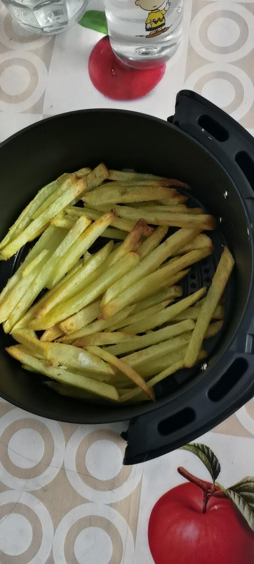 空气炸锅薯条&不用速冻版&超快手 现做现吃